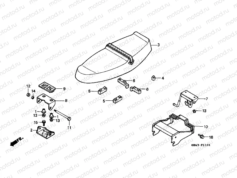 F-11-1 SEAT (C90E / MF / G / MG / N / MN)