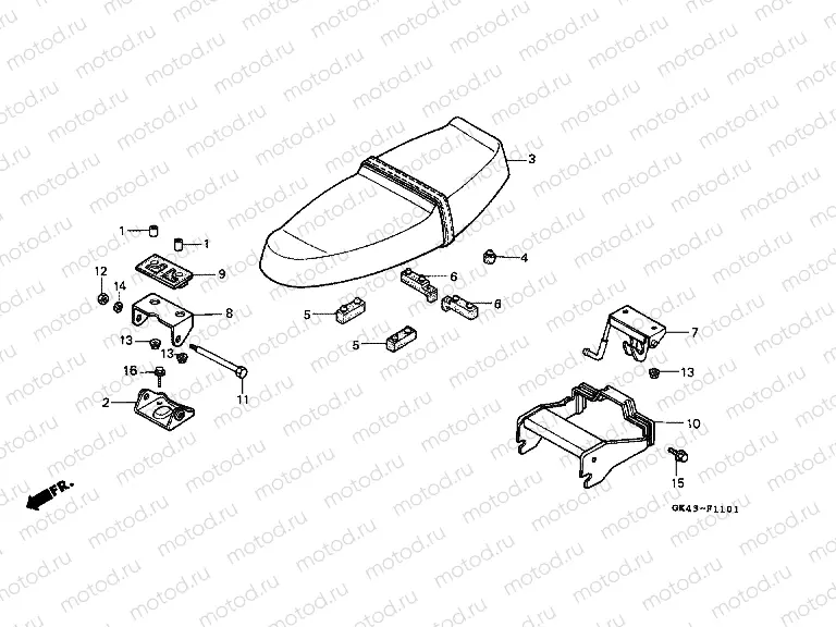 F-11-1 SEAT / TRUNK (C50LAG / G / SN)