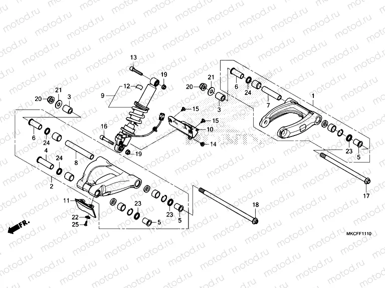 F-11-10 CUSHION ARM