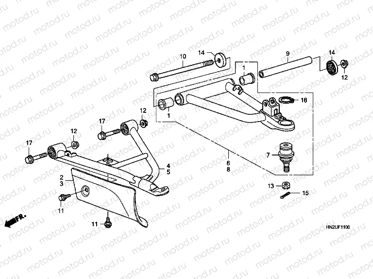 F-11 FRONT ARM