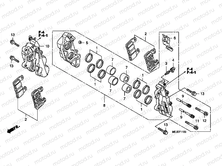 F-11 FRONT BRAKE CALIPER