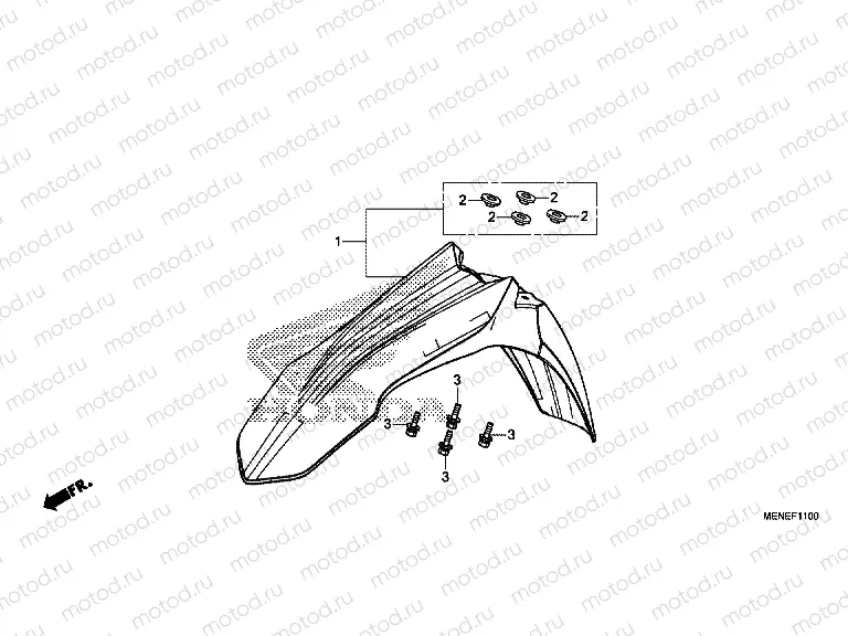 F-11 FRONT FENDER