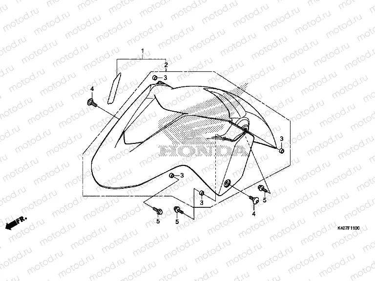 F-11 FRONT FENDER