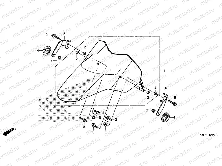 F-11 FRONT FENDER