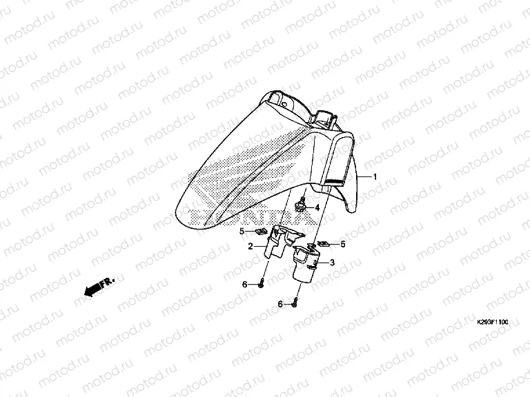 F-11 FRONT FENDER