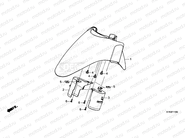 F-11 FRONT FENDER