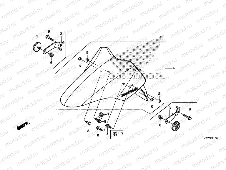 F-11 FRONT FENDER