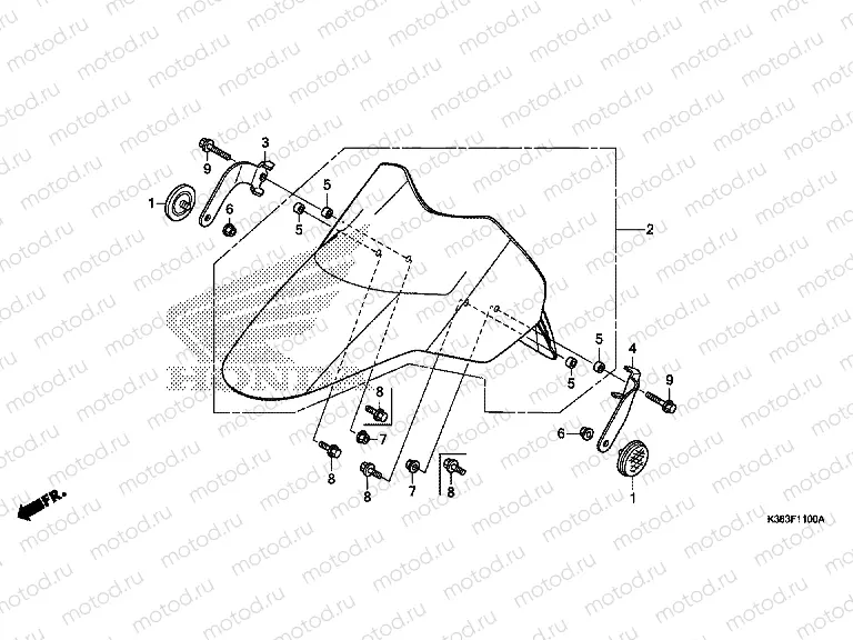 F-11 FRONT FENDER
