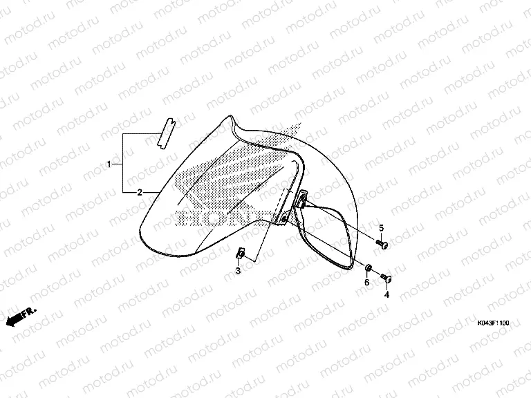 F-11 FRONT FENDER