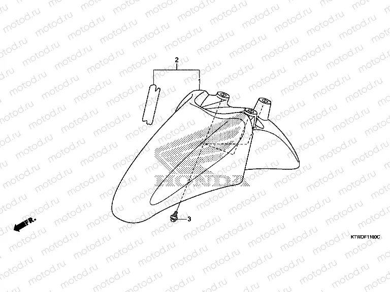 F-11 FRONT FENDER