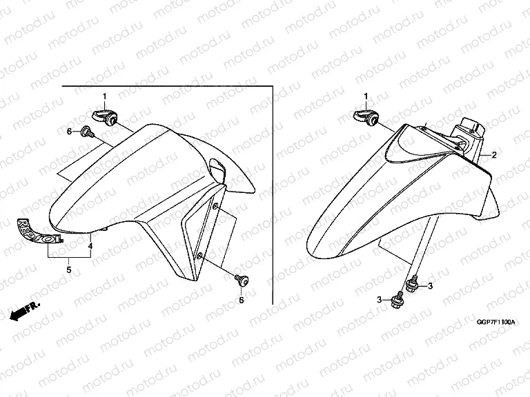 F-11 FRONT FENDER