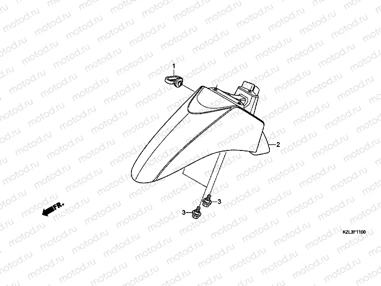 F-11 FRONT FENDER