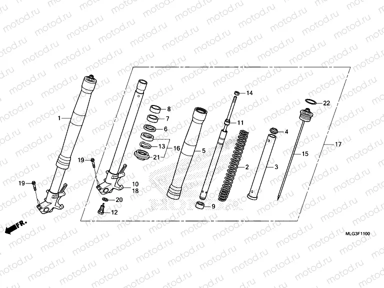 F-11 FRONT FORK