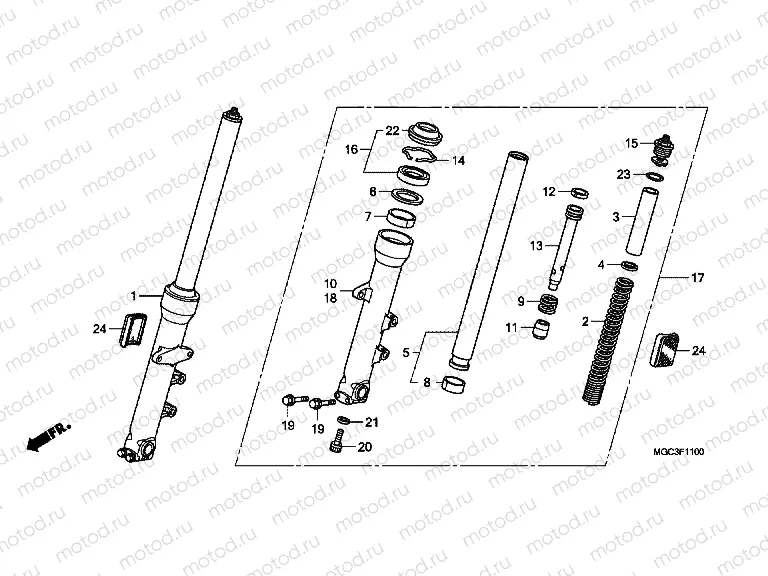 F-11 FRONT FORK