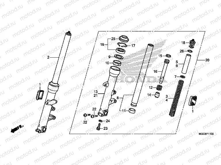 F-11 FRONT FORK