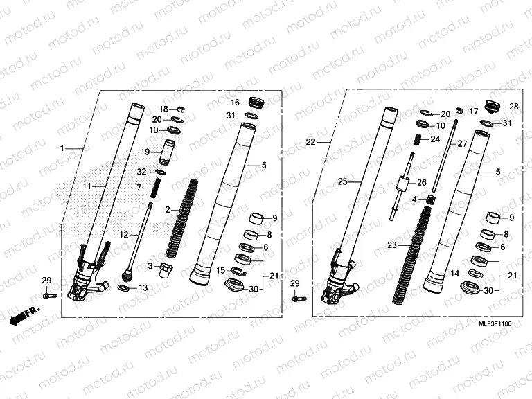 F-11 FRONT FORK