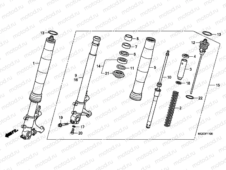 F-11 FRONT FORK