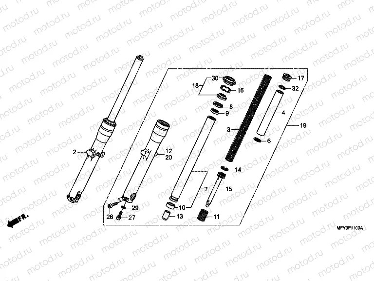 F-11 FRONT FORK