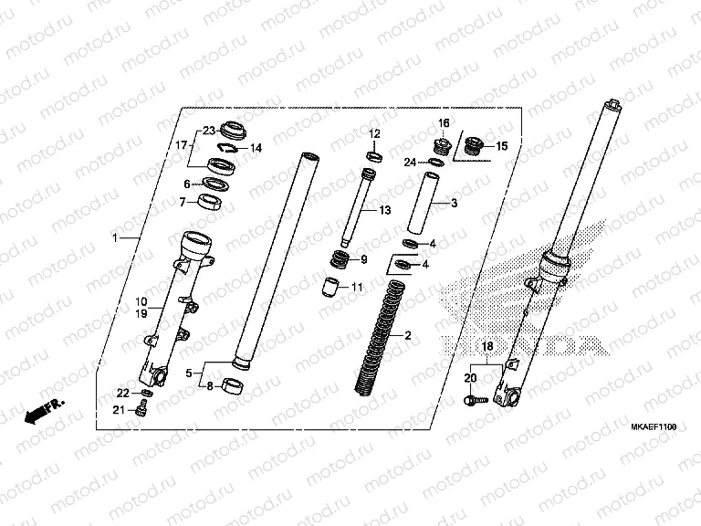 F-11 FRONT FORK