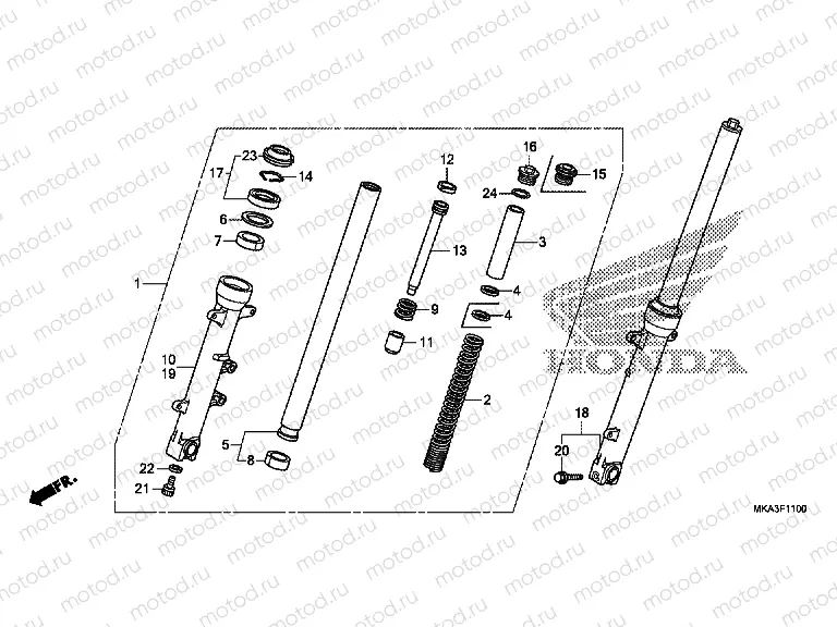 F-11 FRONT FORK