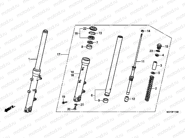 F-11 FRONT FORK