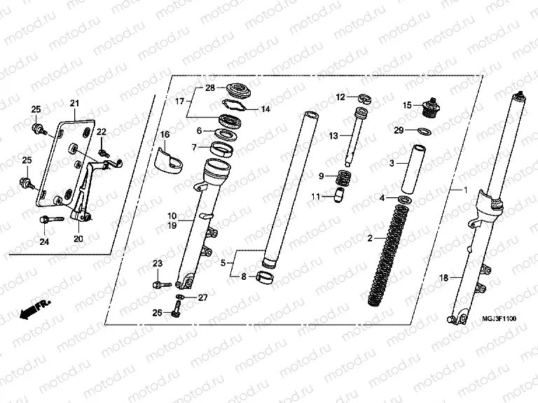 F-11 FRONT FORK