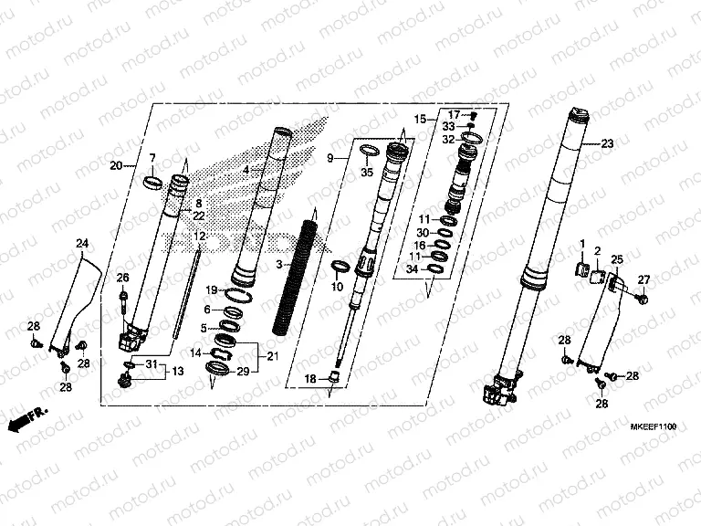 F-11 FRONT FORK
