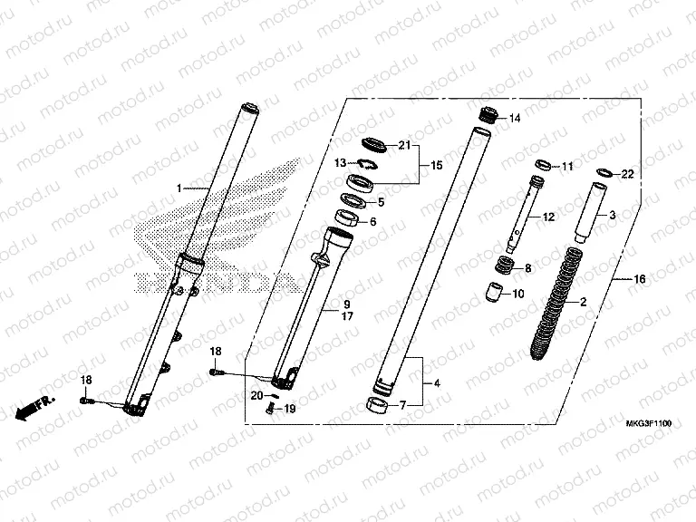 F-11 FRONT FORK