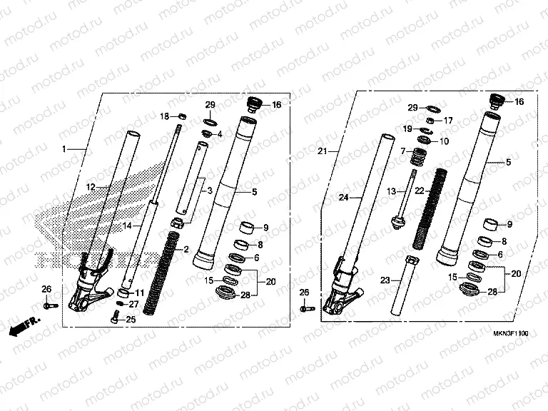 F-11 FRONT FORK