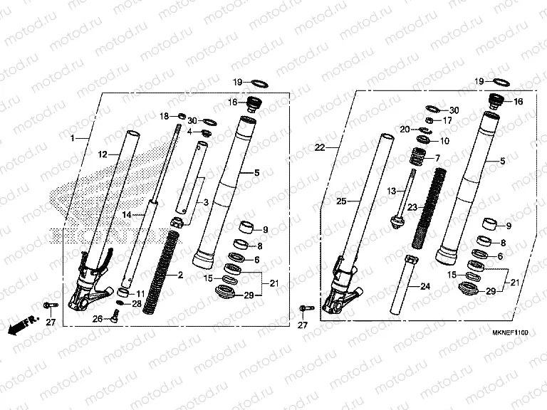 F-11 FRONT FORK