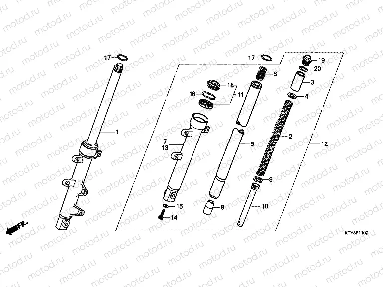 F-11 FRONT FORK