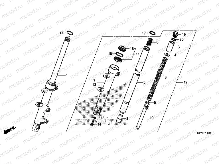F-11 FRONT FORK
