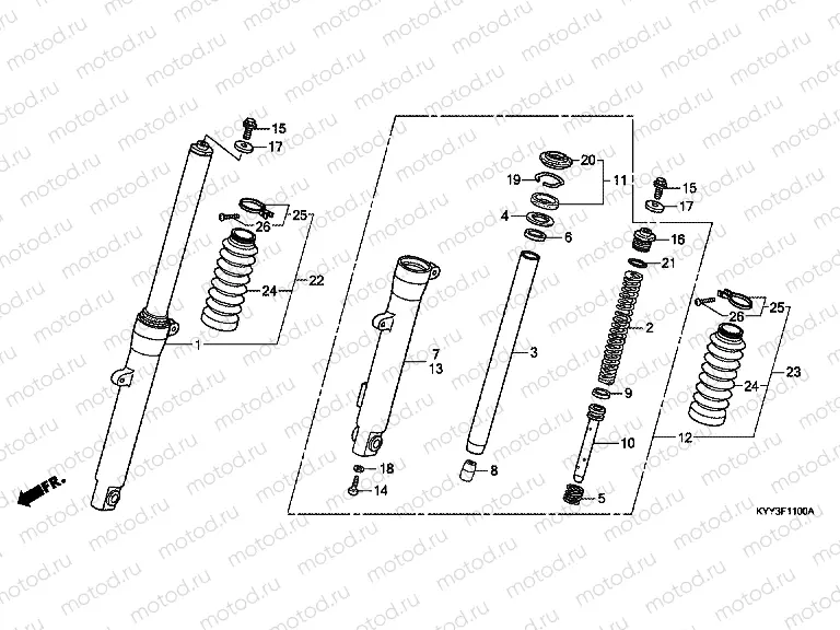 F-11 FRONT FORK
