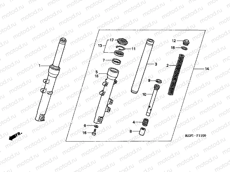 F-11 FRONT FORK