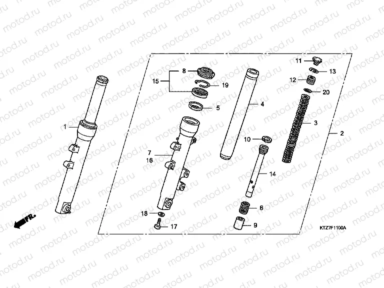 F-11 FRONT FORK