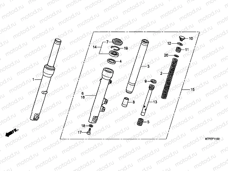 F-11 FRONT FORK