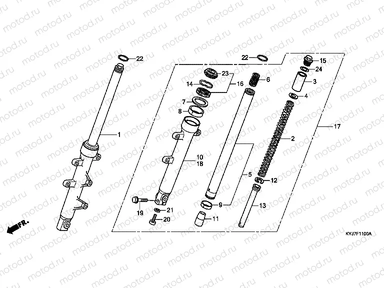 F-11 FRONT FORK