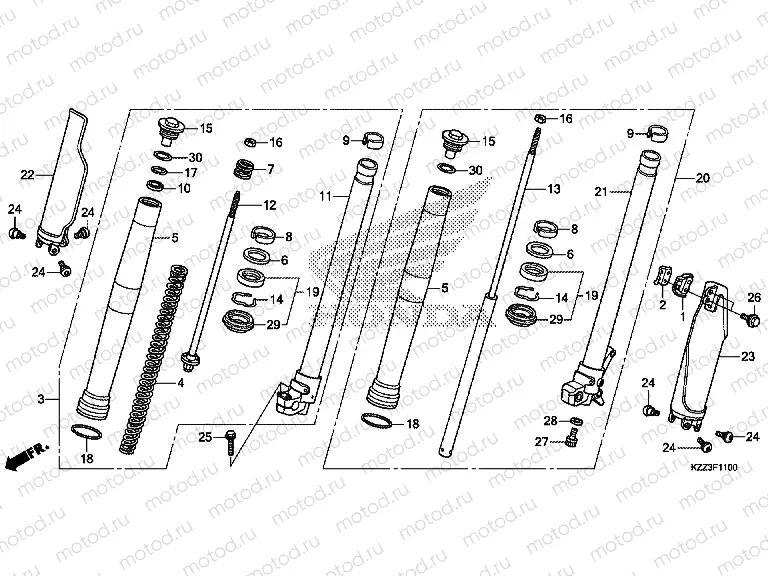 F-11 FRONT FORK