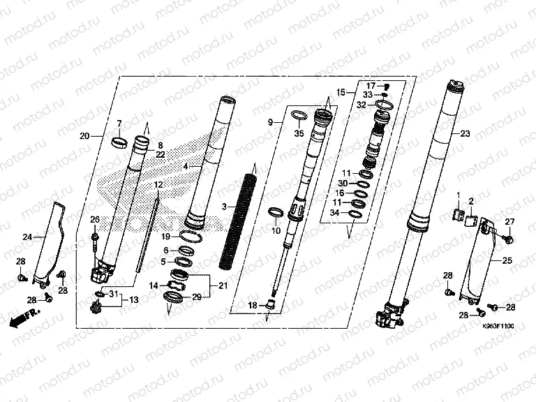 F-11 FRONT FORK