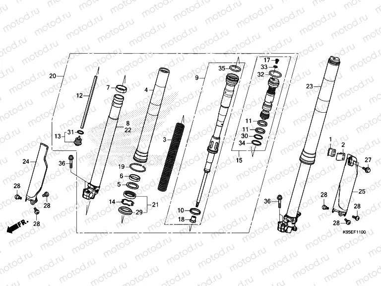 F-11 FRONT FORK