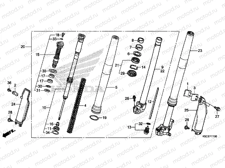 F-11 FRONT FORK