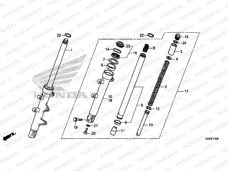 F-11 FRONT FORK