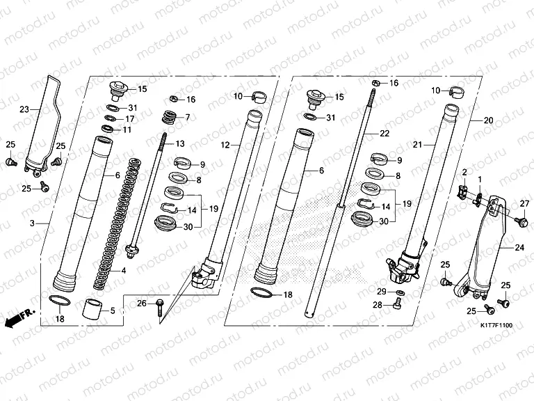 F-11 FRONT FORK