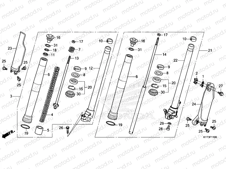 F-11 FRONT FORK