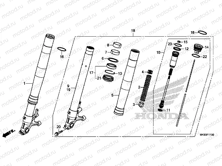 F-11 FRONT FORK (CBR1000RR / RA)