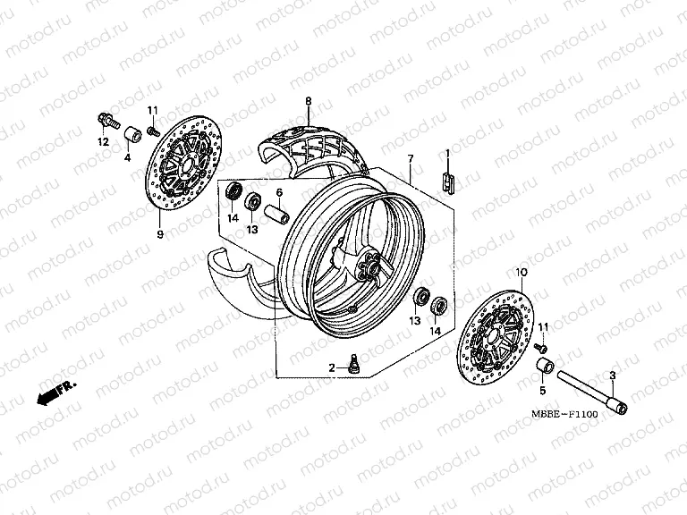 F-11 FRONT WHEEL