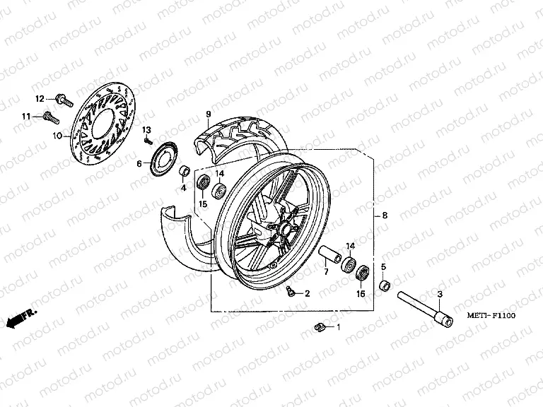 F-11 FRONT WHEEL