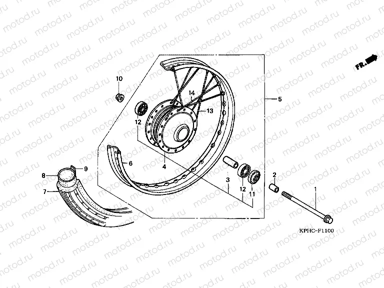 F-11 FRONT WHEEL (CH)
