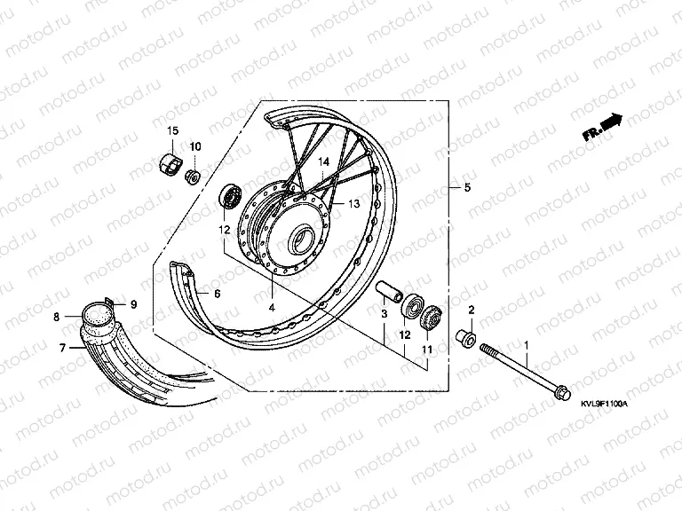F-11 FRONT WHEEL (CH, 4CH)