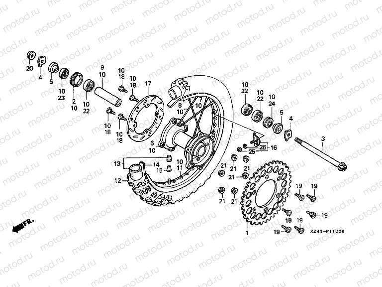 F-11 REAR WHEEL (1)